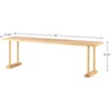 image:imageLavish Home Bamboo Sink Shelf Natural 30 x 625 x 925