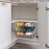 image:imageLavish Home Canned Food Organizer Chrome Plated Iron Holds up to 36 Cans