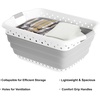 image:imageLavish Home Collapsible Plastic Laundry Basket Gray 2425x175x105