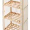 image:imageLavish Home Free Standing Shoe Racks  Set of Two 5Tier His and Hers Shoe Organizer Shelves for Closet or Entryway  Holds 40 Pairs Total TanSet of 1