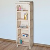 image:imageLavish Home Free Standing Shoe Racks  Set of Two 5Tier His and Hers Shoe Organizer Shelves for Closet or Entryway  Holds 40 Pairs Total TanSet of 2