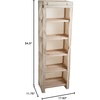 image:imageLavish Home Free Standing Shoe Racks  Set of Two 5Tier His and Hers Shoe Organizer Shelves for Closet or Entryway  Holds 40 Pairs Total TanSet of 2