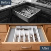 image:imageLavish Home Silverware Tray for Drawer with 6 Sections and Nonslip Utensil Tray  For Kitchen Flatware and Cutlery Office Supplies and Makeup Products