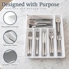 image:imageLavish Home Silverware Tray for Drawer with 6 Sections and Nonslip Utensil Tray  For Kitchen Flatware and Cutlery Office Supplies and Makeup Products
