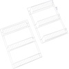 image:imageOver the Door Organizer  6Tier Adjustable Pantry Shelves and Rack for Kitchen Organization  Organization and Storage by Lavish Home White6TIER ADJUSTABLE Pack of 2