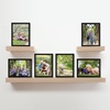 image:imageSet of 6 Picture Frames  5x7 Photo Frame Set with Stand and Hooks for Gallery Wall or Family Portrait  Picture Wall Decor by Lavish Home Black11x14