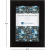 image:imageSet of 6 Picture Frames  5x7 Photo Frame Set with Stand and Hooks for Gallery Wall or Family Portrait  Picture Wall Decor by Lavish Home Black4 x 6