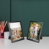 image:imageSet of 6 Picture Frames  5x7 Photo Frame Set with Stand and Hooks for Gallery Wall or Family Portrait  Picture Wall Decor by Lavish Home Black4 x 6