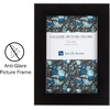 image:imageSet of 6 Picture Frames  5x7 Photo Frame Set with Stand and Hooks for Gallery Wall or Family Portrait  Picture Wall Decor by Lavish Home Black4 x 6