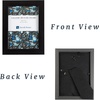 image:imageSet of 6 Picture Frames  5x7 Photo Frame Set with Stand and Hooks for Gallery Wall or Family Portrait  Picture Wall Decor by Lavish Home Black5x7