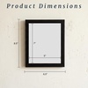image:imageSet of 6 Picture Frames  5x7 Photo Frame Set with Stand and Hooks for Gallery Wall or Family Portrait  Picture Wall Decor by Lavish Home Black5x7