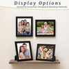 image:imageSet of 6 Picture Frames  5x7 Photo Frame Set with Stand and Hooks for Gallery Wall or Family Portrait  Picture Wall Decor by Lavish Home Black8x10