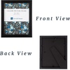 image:imageSet of 6 Picture Frames  5x7 Photo Frame Set with Stand and Hooks for Gallery Wall or Family Portrait  Picture Wall Decor by Lavish Home Black8x10