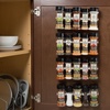 image:imageSpice Rack Organizer Cabinet Gripper Clip Strips for Kitchen Countertop and Pantry Organization and Spices Storage By Lavish Home