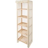 image:imageLavish Home Free Standing Shoe Racks  Set of Two 5Tier His and Hers Shoe Organizer Shelves for Closet or Entryway  Holds 40 Pairs Total TanSet of 1