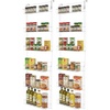 image:imageOver the Door Organizer  6Tier Adjustable Pantry Shelves and Rack for Kitchen Organization  Organization and Storage by Lavish Home White6TIER ADJUSTABLE Pack of 2