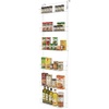 image:imageOver the Door Organizer  6Tier Adjustable Pantry Shelves and Rack for Kitchen Organization  Organization and Storage by Lavish Home White6TIER ADJUSTABLE