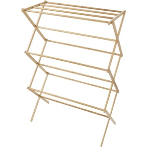 image:imageLavish Home Bamboo Clothes Drying Rack 275 x 1425 x 42