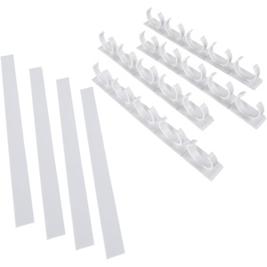 image:imageSpice Rack Organizer Cabinet Gripper Clip Strips for Kitchen Countertop and Pantry Organization and Spices Storage By Lavish Home