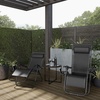 image:imageLavish Home Set of 2 ZeroGravity Chairs  Folding Patio Furniture  Outdoor Recliners with Side Table CupPhone Holder and Chair Pillow Black