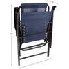 image:imagePure Garden Folding Camping Chairs  Set of 2 Lawn Chairs with Textilene Fabric and Bungee Suspension  Portable Lounge Seats for Adults NavyNavy