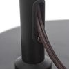 image:imageLavish Home Floor Lamp  65InchTall Modern Floor Lamp with Glass Shade and LED Edison Bulb  Bedroom Home Office or Living Room Decor BlackBlack