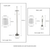 image:imageLavish Home Floor and Table Lamp Set Silver 3Pieces 11x24514x635