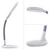 image:imageLavish Home LED Desk Lamp  Sunlight Lamp with Adjustable Gooseneck Arm  Home and Office Desk Lamps Great for Reading and Crafting White