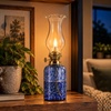image:imageLavish Home Small Oil Lamp BlueBrass 325 x 1075Blue