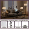 image:imageLavish Home Table and Floor Lamps  Set of 3 Spiral Cage Design Lights for Living Room Bedroom or Entry with LED Bulbs Included Bronze