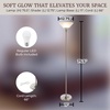 image:imageLavish Home Torchiere Floor Lamp Brushed Silver 1275 x 755Brushed Silver