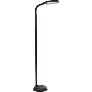 image:imageFloor Lamp  Full Spectrum Natural Sunlight Lamp with Bendable Neck  Reading Craft Studying and Esthetician Light by Lavish Home Black