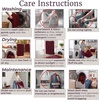 image:image2 Piece Bathroom Rug Set  32x21 Inch and 24x17 Inch Memory Foam Bath Mats with Chenille Shag Top for Stylish Bathroom Decor  Machine Washable Bath Rugs Set of 2 by Bedford Home Burgundy