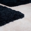 image:image3Piece Bathroom Rug Set  NonSlip Bath Mat Set with Bath Rug Contour Mat and Toilet Lid Cover  Machine Washable Mats by Lavish Home BlackBlack