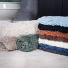 image:image3Piece Bathroom Rug Set  NonSlip Bath Mat Set with Bath Rug Contour Mat and Toilet Lid Cover  Machine Washable Mats by Lavish Home BlackGreen
