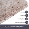 image:image3Piece Bathroom Rug Set  NonSlip Bath Mat Set with Bath Rug Contour Mat and Toilet Lid Cover  Machine Washable Mats by Lavish Home BlackTaupe