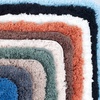 image:image3Piece Bathroom Rug Set  NonSlip Bath Mat Set with Bath Rug Contour Mat and Toilet Lid Cover  Machine Washable Mats by Lavish Home BlackTaupe