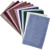image:imageCotton Bath Mat Set 2 Piece 100 Percent Cotton Mats Reversible Soft Absorbent and Machine Washable Bathroom Rugs By Lavish Home Burgundy 35x22x05