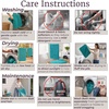 image:imageLavish Home 2 Piece Bathroom Rug Set  32x21 Inch and 24x17 Inch Memory Foam Bath Mats with Chenille Shag Top for Stylish Bathroom Decor  Machine Washable Bath Rugs Set of 2 Seafoam Green