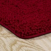 image:imageLavish Home 2 Piece Bathroom Rug Set  32x21 Inch and 24x17 Inch Memory Foam Bath Mats with Chenille Shag Top for Stylish Bathroom Decor  Machine Washable Bath Rugs Set of 2 Burgundy