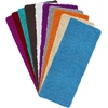 image:imageLavish Home Bath Mat  58x24Inch Bathroom Runner with NonSlip Backing  Absorbent HighPile Chenille Memory Foam Bathroom Rug Chocolate