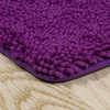 image:imageLavish Home Memory Foam Shag Bath Mat 24x58 Purple