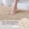 image:imageLavish Home Memory Foam Shag Bath Mat 2feet by 5feet  Ivory