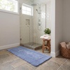 image:imageLavish Home Reversible Long Bath Mat Blue 60 x 24