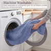 image:imageLavish Home Reversible Long Bath Mat Blue 60 x 24