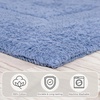 image:imageLavish Home Reversible Long Bath Mat Blue 60 x 24