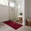 image:imageLavish Home Reversible Long Bath Mat Burgundy 60 x 24Burgundy