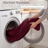 image:imageLavish Home Reversible Long Bath Mat Burgundy 60 x 24Burgundy