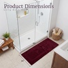 image:imageLavish Home Reversible Long Bath Mat Burgundy 60 x 24Burgundy