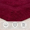 image:imageLavish Home Reversible Long Bath Mat Burgundy 60 x 24Burgundy
